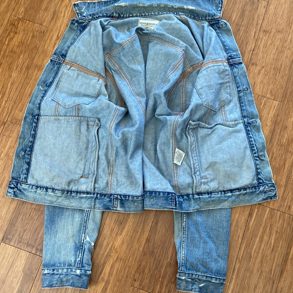 Vintage Ralph Lauren, distressed, jean jacket - Picture 8 of 9